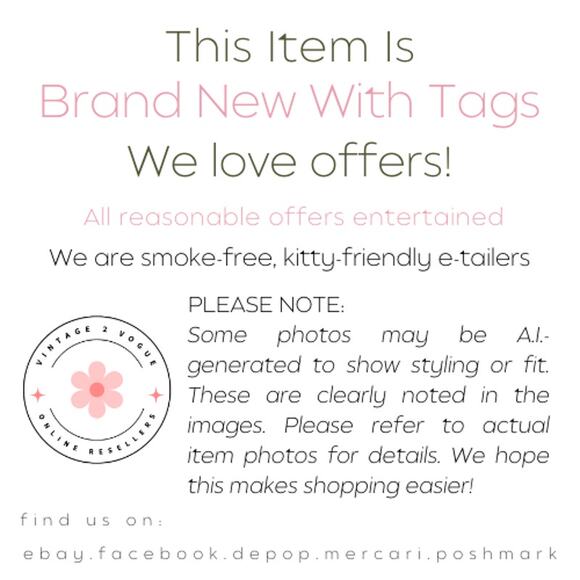 H&M Blue & White Speckled Peplum Ruffle Blouse, Size Small (6), NWT! - Picture 2 of 8